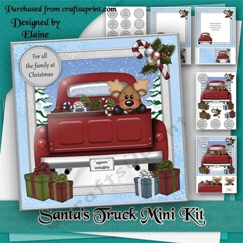 Santas Truck Christmas Mini Kit