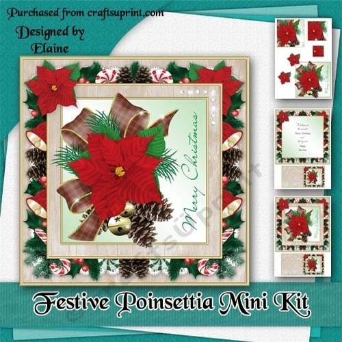 Festive Poinsettia Mini Kit