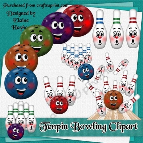 Tenpin Bowling Clipart