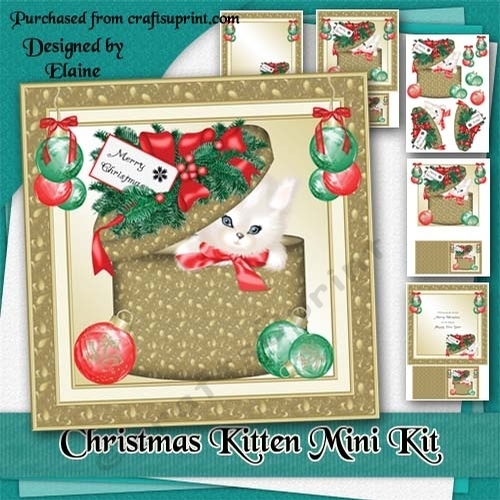 Christmas Kitten Mini Kit
