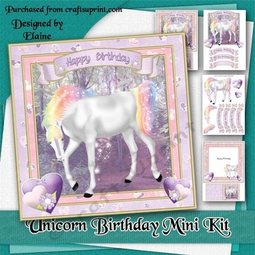 Unicorn Birthday Mini Kit