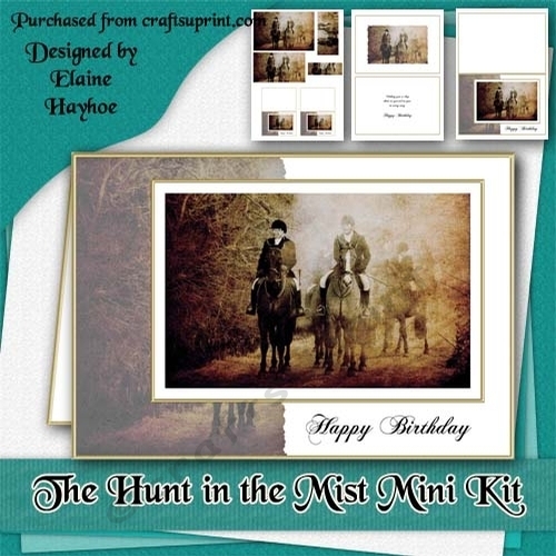 Vintage Hunt in the Mist Mini Kit