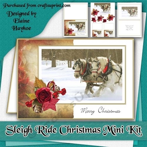 Sleigh Ride Christmas Card Kit