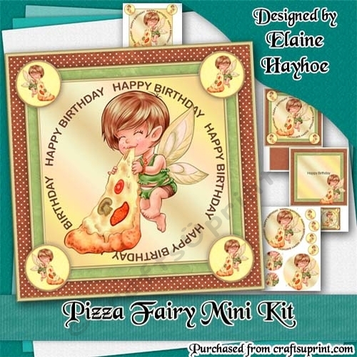 Pizza Fairy Birthday Mini Kit