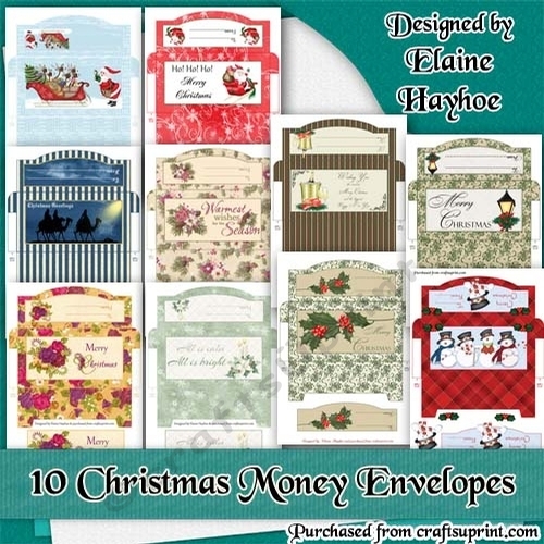 10 Money Holder Envelopes Bumper Kit