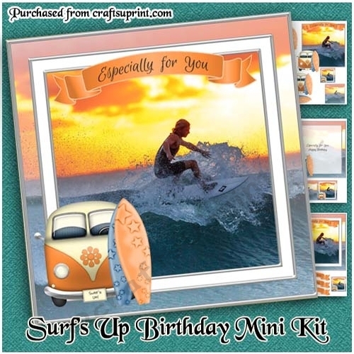 Surfs Up Birthday Mini Kit