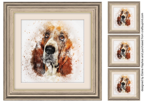 Dog 5  8x8 Card Front / Topper