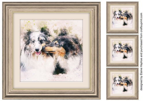 Dog 7  8x8 Card Front / Topper