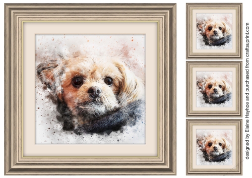 Dog 10  8x8 Card Front / Topper