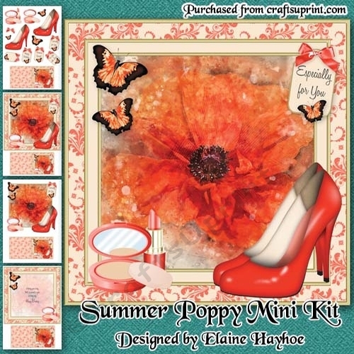 Summer Poppy Birthday Mini Kit