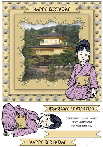 Golden Temple 8x8 Card Front
