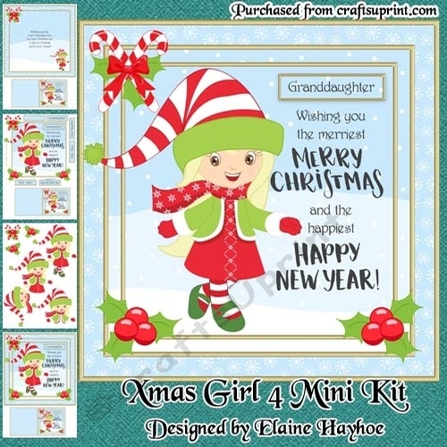 Xmas Girl 4 Mini Kit