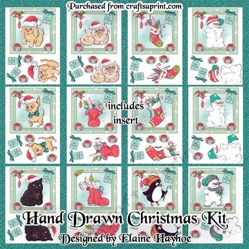 Hand Drawn Christmas Bumper Kit