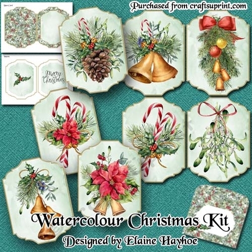 Watercolour Christmas Bumper Kit