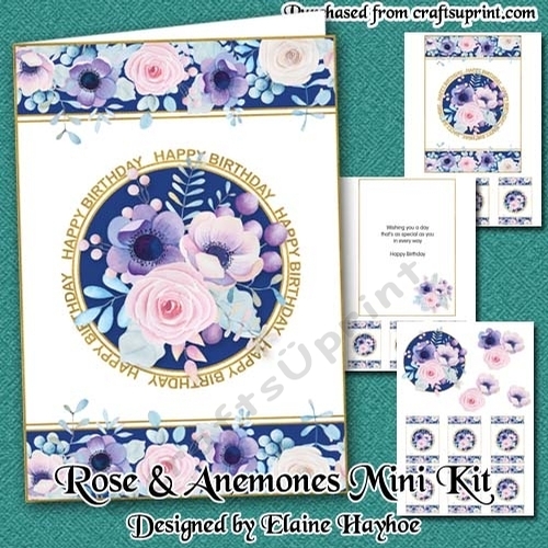 Rose and Anemones Mini Kit