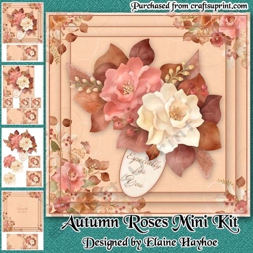Autumn Roses Mini Kit