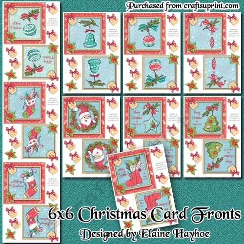6x6 Christmas Cardfronts Bumper Kit