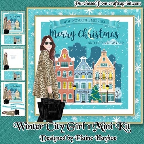 Winter City Girl 1 Mini Kit