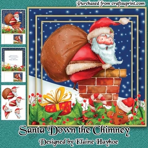 Santa Down the Chimney Mini Kit