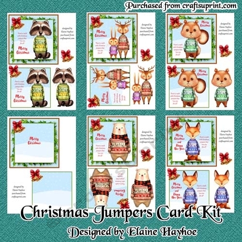 Christmas Jumpers Card Kit