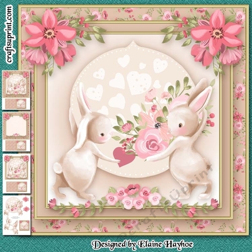 Bunnies In Love Mini Kit
