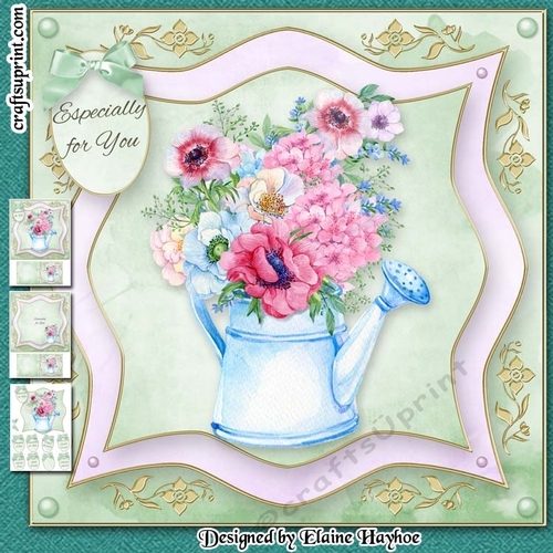 Watering Can Posy Mini Kit