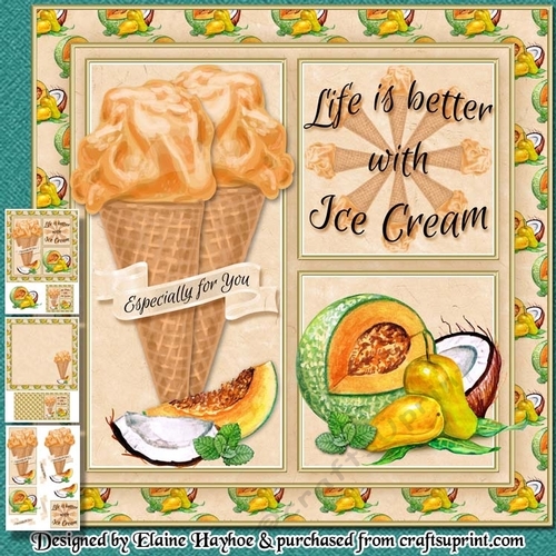 Life is Better With ice Cream Mini Kit