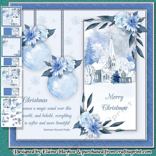Blue Christmas Mini Kit