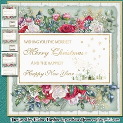 Floral Christmas Message Mini Kit