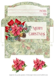 Poinsettia Money Envelope