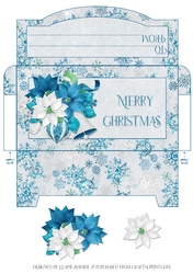 Blue Sparkle Money Envelope