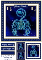Scorpio Quick Card Front