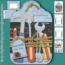 Tool Tag Shaped Card Mini Kit
