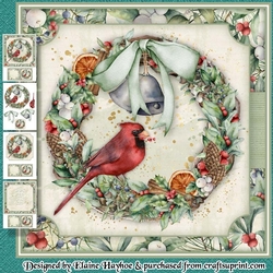 Cardinal Wreath Mini Kit