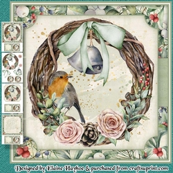 Robin Rose Wreath Mini Kit