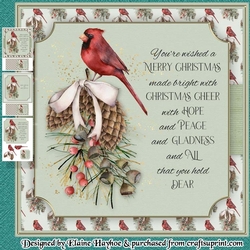 Christmas Cardinal Mini Kit