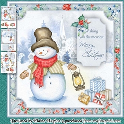 Lantern Snowman Mini Kit
