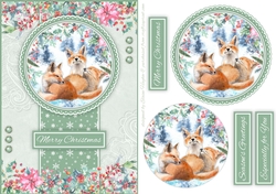 A5 Foxes Quick Card
