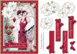 Christmas Art Deco A5 Card Front