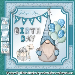 Birthday Balloon Gnome Mini Kit