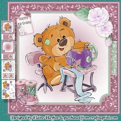 Cute Sewing Bear Mini Kit