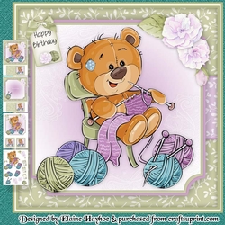Cute Knitting Bear Mini Kit