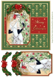 Art Deco Christmas Card Front 7
