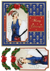 Art Deco Christmas Card Front 8