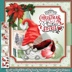 Christmas Red Wine Gnome Mini Kit
