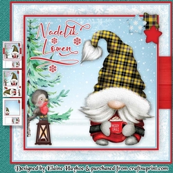 Cornish Santa Gnome Mini Kit