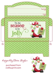 Jolly Gnome 3 Cash Gift Envelope