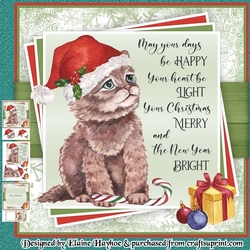Candy Cane Kitty Mini Kit