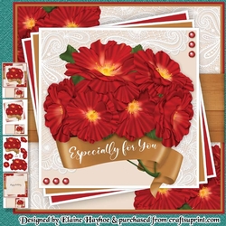 Red Birthday Posy Mini Kit