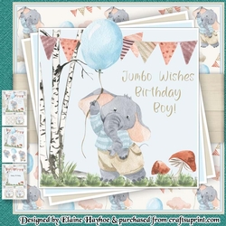 Elephant With Balloon Mini Kit